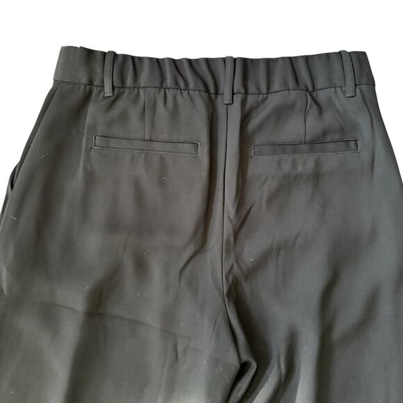 Gap 365 High Rise Pleated Trousers Black Women's Size 8 Petite - Picture 7 of 7